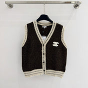 CHANEL 26S SLEEVELESS KNIT BLAZER 741