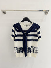 MIUMIU 26S SHORT-SLEEVED SWEATER STYLE 1097