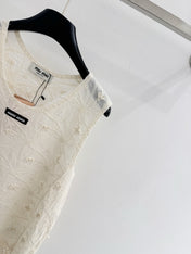 MIUMIU 26S LACE TANK TOP STYLE 1071