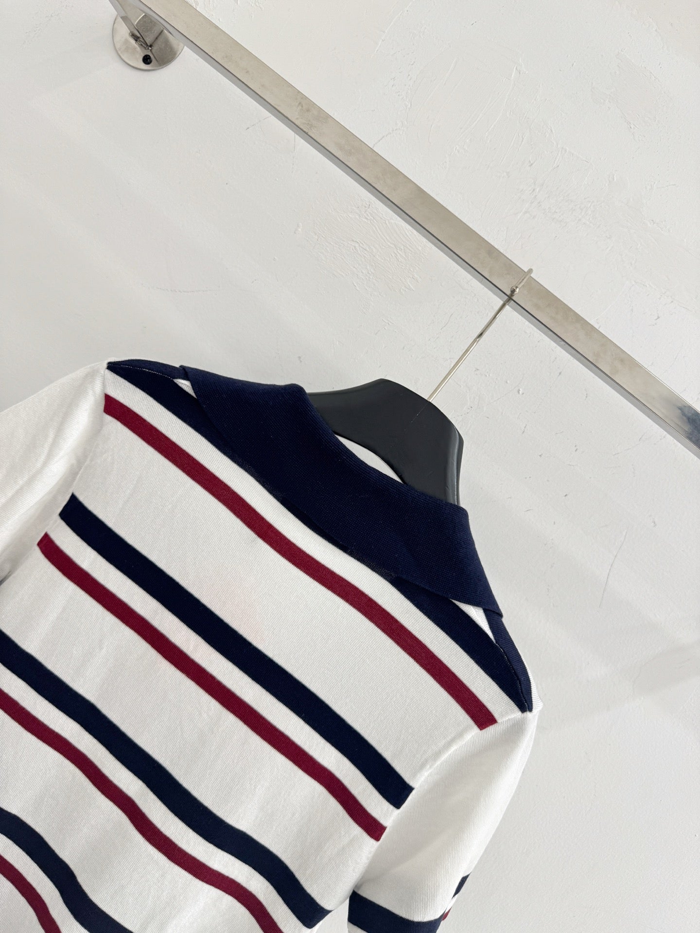MIUMIU 26S SHORT-SLEEVED KNIT POLO SHIRT STYLE 1067