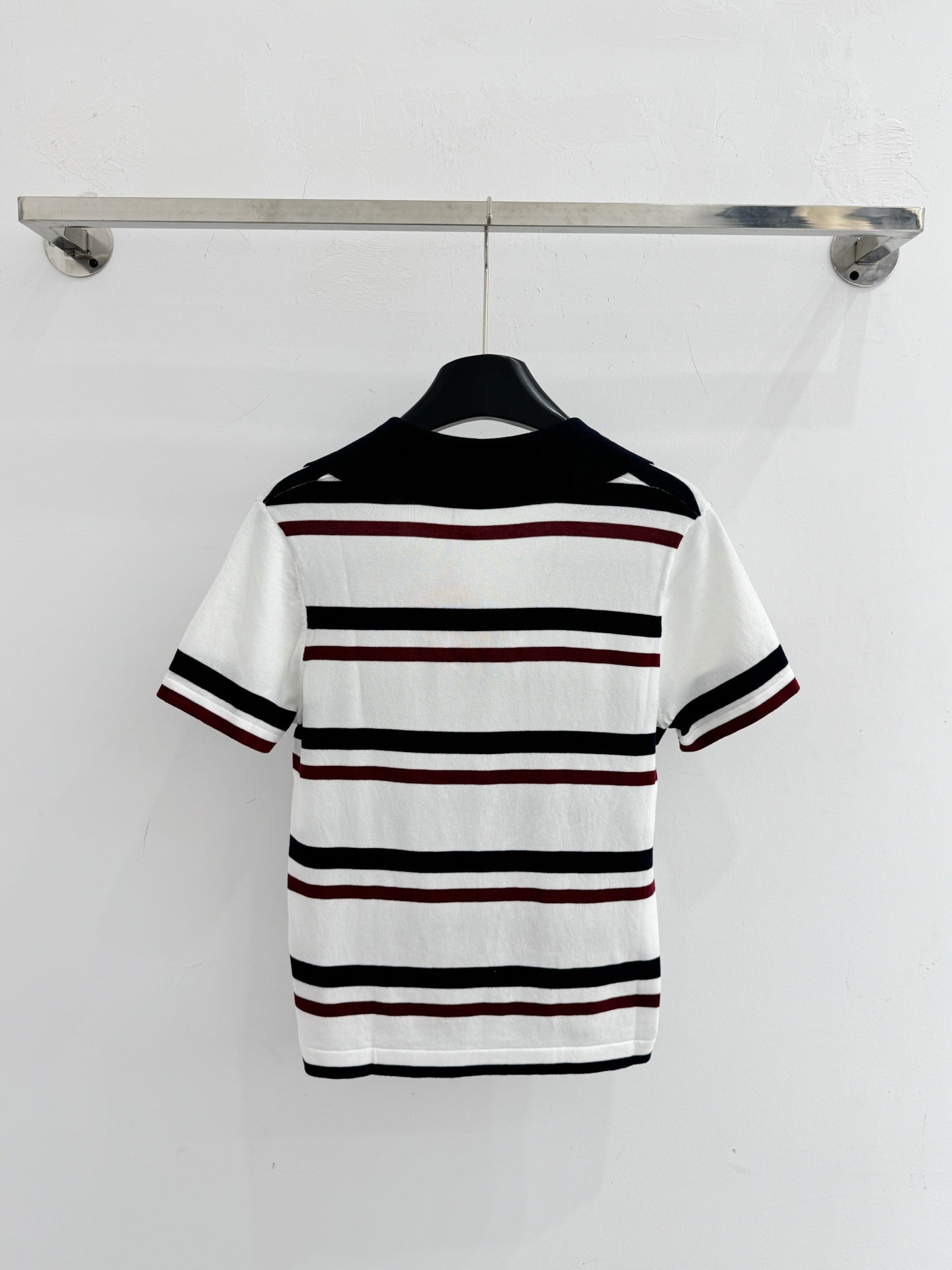 MIUMIU 26S SHORT-SLEEVED KNIT POLO SHIRT STYLE 1067