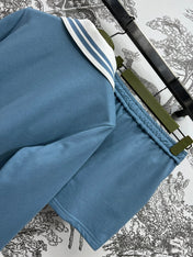 GUCCI 25S DOUBLE LAYER SWEATSHIRT SHORTS SET 262946
