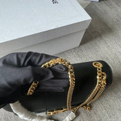 MEDIUM CELINE VICTOIRE BAG 25 IN BLACK CALFSKIN GOLDEN HARDWARE