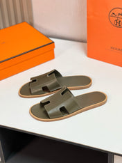 IZMIR SANDAL MOSS LAMBSKIN
