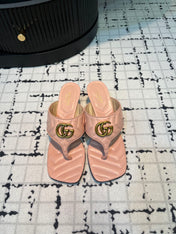 GG THONG SANDALS 55 LIGHT PINK CALKSKIN
