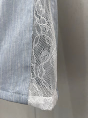 CC Flared Jeans Blue Gray Cotton