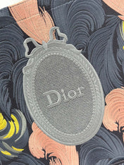 DIOR 26S LARGE BOOK TOTE 42 IN MULTICOLOR WOVEN FABRIC