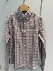 MIUMIU PLAID SHIRT STYLE 719