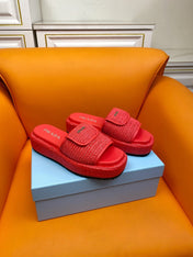 Pra Crochet Mule 20 Red