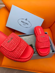 Pra Crochet Mule 20 Red