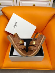 TIPPI TRIOMPHE SANDAL IN CALFSKIN TAN