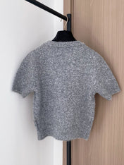 PRADA 25S SHORT-SLEEVE KNIT TOP 394