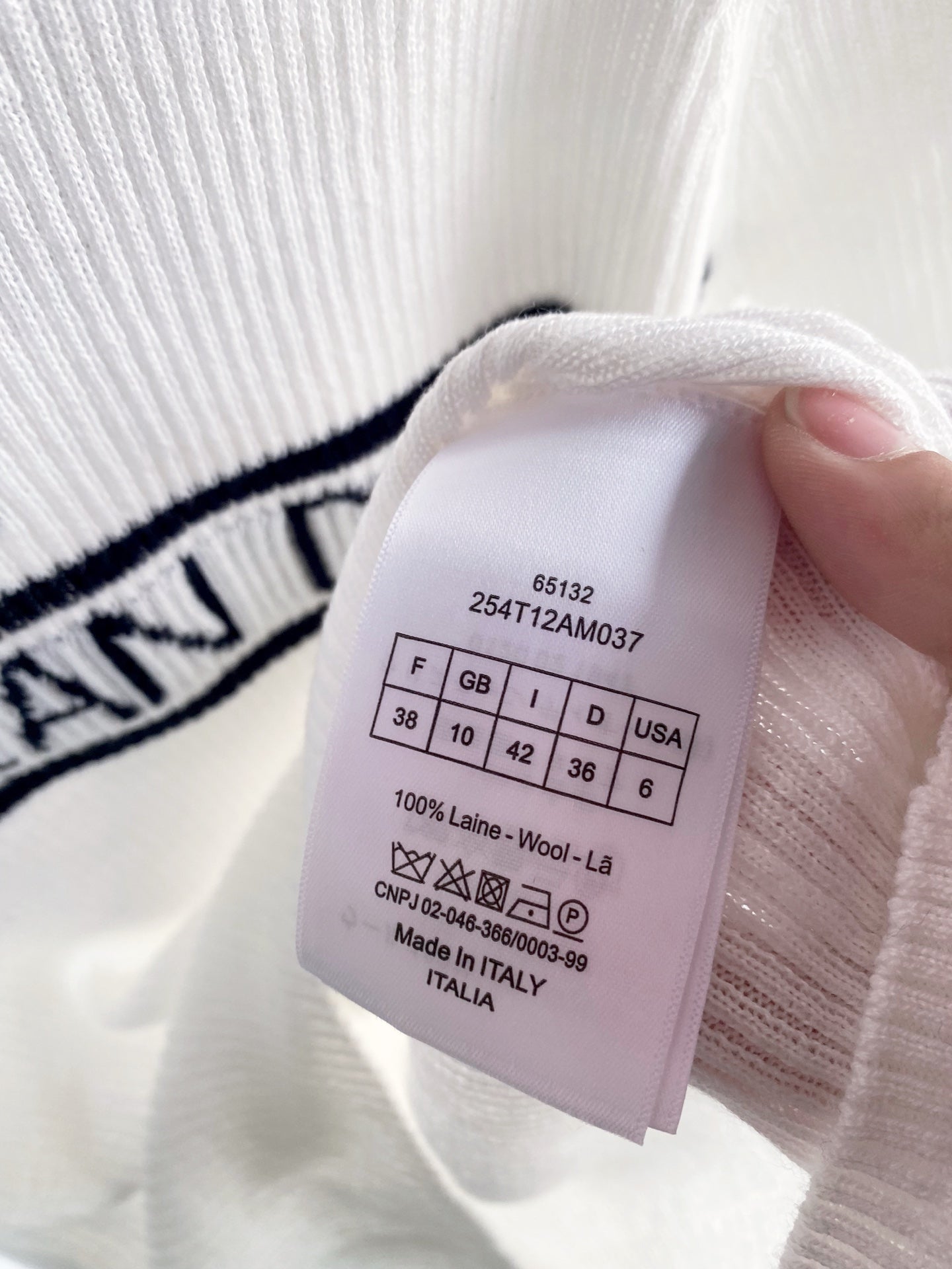 DIOR 26S SHORT-SLEEVE SWEATER 1196