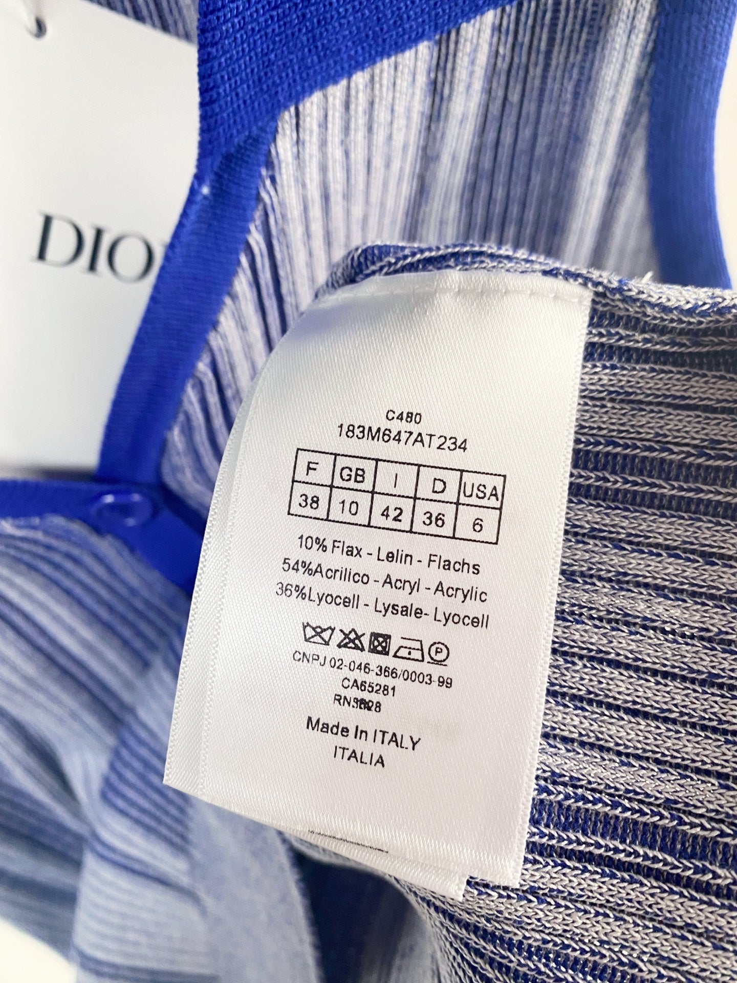 DIOR 26S TANK TOP 1223