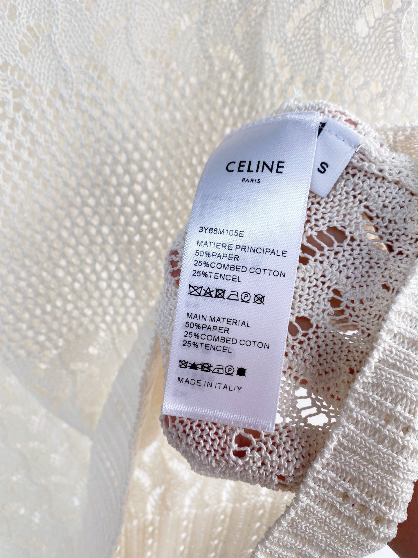 CELINE 26S KNIT SHORT SLEEVE TOP 213