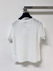 CELINE 26S KNIT SHORT SLEEVE SWEATER 197