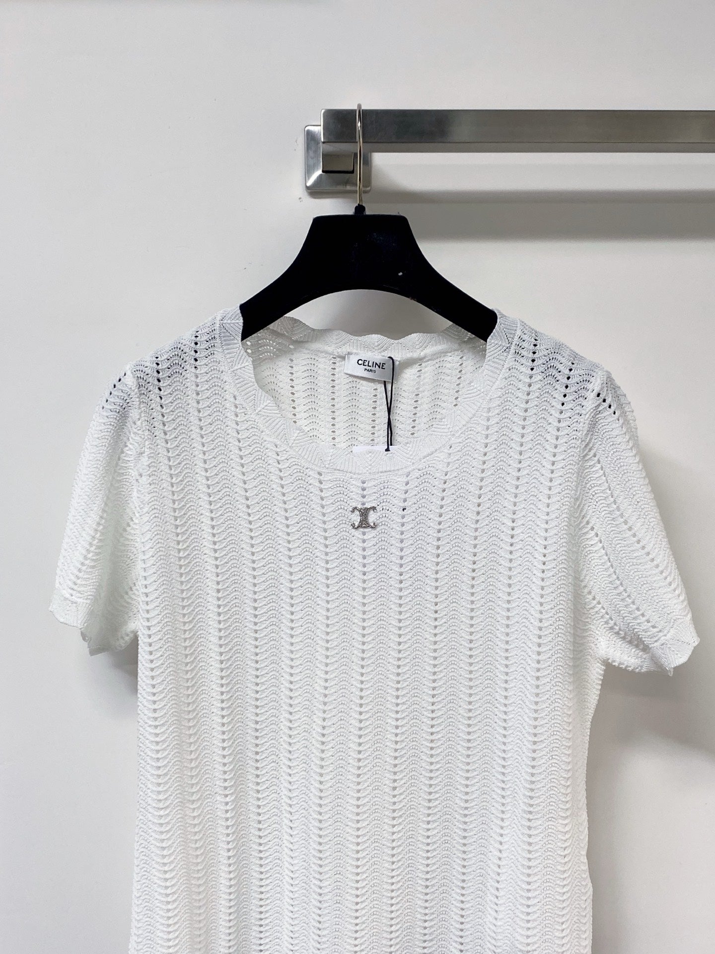 CELINE 26S KNIT SHORT SLEEVE SWEATER 197