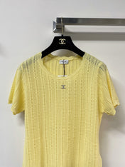CELINE 26S KNIT SHORT SLEEVE SWEATER 196