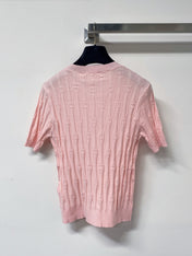 CELINE 26S LOGO SHORT-SLEEVE KNIT TOP 185