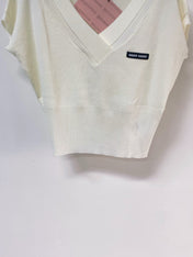 MIUMIU 26S SHORT-SLEEVED SWEATER STYLE 1144