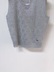 CHANEL 26S SLEEVELESS SWEATER STYLE 1047