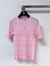 CHANEL 26S SHORT-SLEEVE SWEATER STYLE 1050
