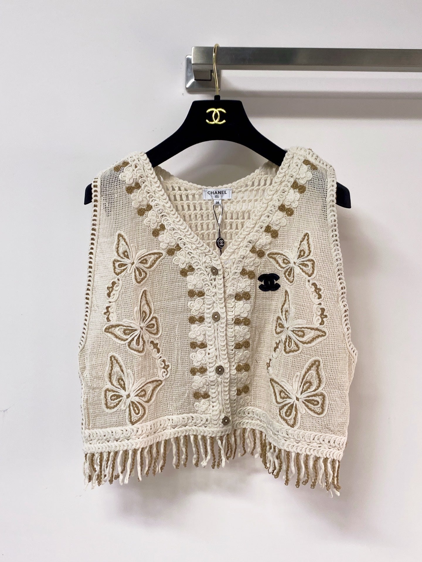 CHANEL 26S SLEEVELESS SWEATER STYLE 1053