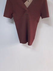 MIUMIU 26S SHORT-SLEEVED SWEATER STYLE 1141