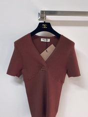 MIUMIU 26S SHORT-SLEEVED SWEATER STYLE 1141