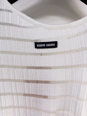 MIUMIU 26S SHORT-SLEEVED SWEATER STYLE 1126