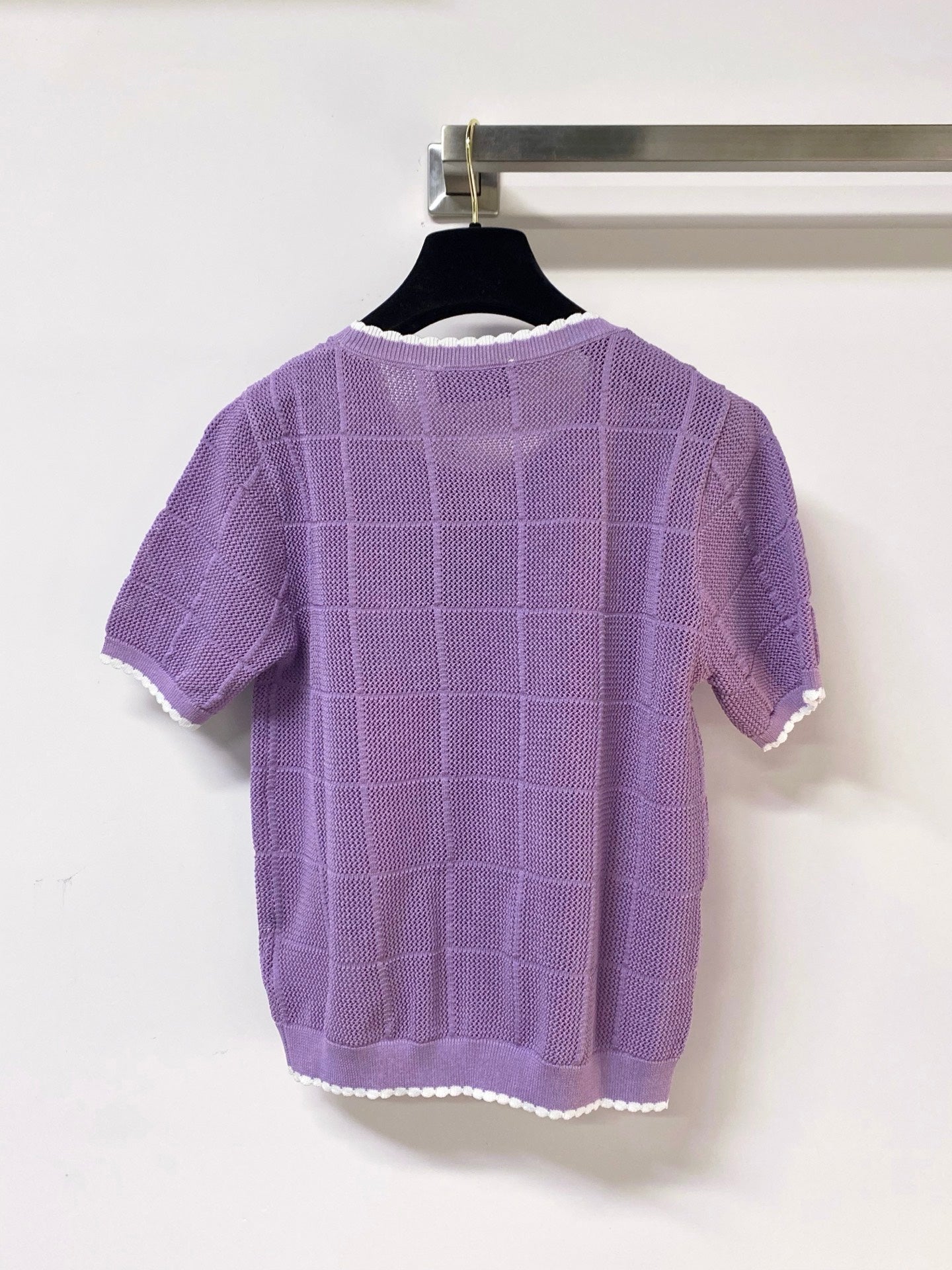 PRADA 26S SHORT-SLEEVED SWEATER STYLE 857