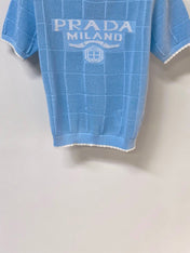 PRADA 26S SHORT-SLEEVED SWEATER STYLE 856