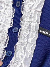 MIUMIU 26S SHORT-SLEEVED KNIT POLO SHIRT STYLE 1053