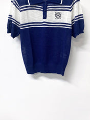 LOEWE 26S SHORT SLEEVE KNIT POLO TOP 494