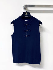 CHANEL 26S KNIT SLEEVELESS TOP STYLE 1209