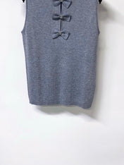 CHANEL 26S KNIT SLEEVELESS TOP STYLE 1208