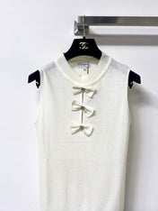 CHANEL 26S KNIT SLEEVELESS TOP STYLE 1207