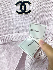 CHANEL 26S SHORT-SLEEVED KNIT SHIRT STYLE 1180