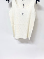 CHANEL 26S KNITTED SLEEVELESS TOP STYLE 1173