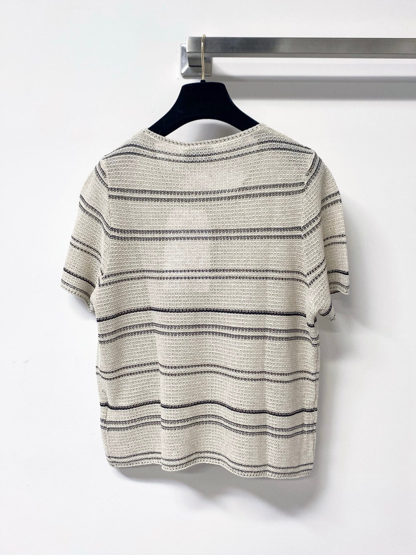 CHANEL 26S SHORT-SLEEVE KNIT TOP STYLE 1130