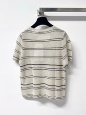 CHANEL 26S SHORT-SLEEVE KNIT TOP STYLE 1130