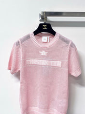 DIOR 26S SHORT-SLEEVED SWEATER 1265