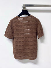 CHANEL 26S SLEEVELESS POLO KNIT TOP STYLE 1139