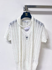 DIOR 26S SHORT-SLEEVED SWEATER 1250