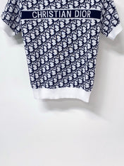 DIOR 26S SHORT-SLEEVED SWEATER 1253