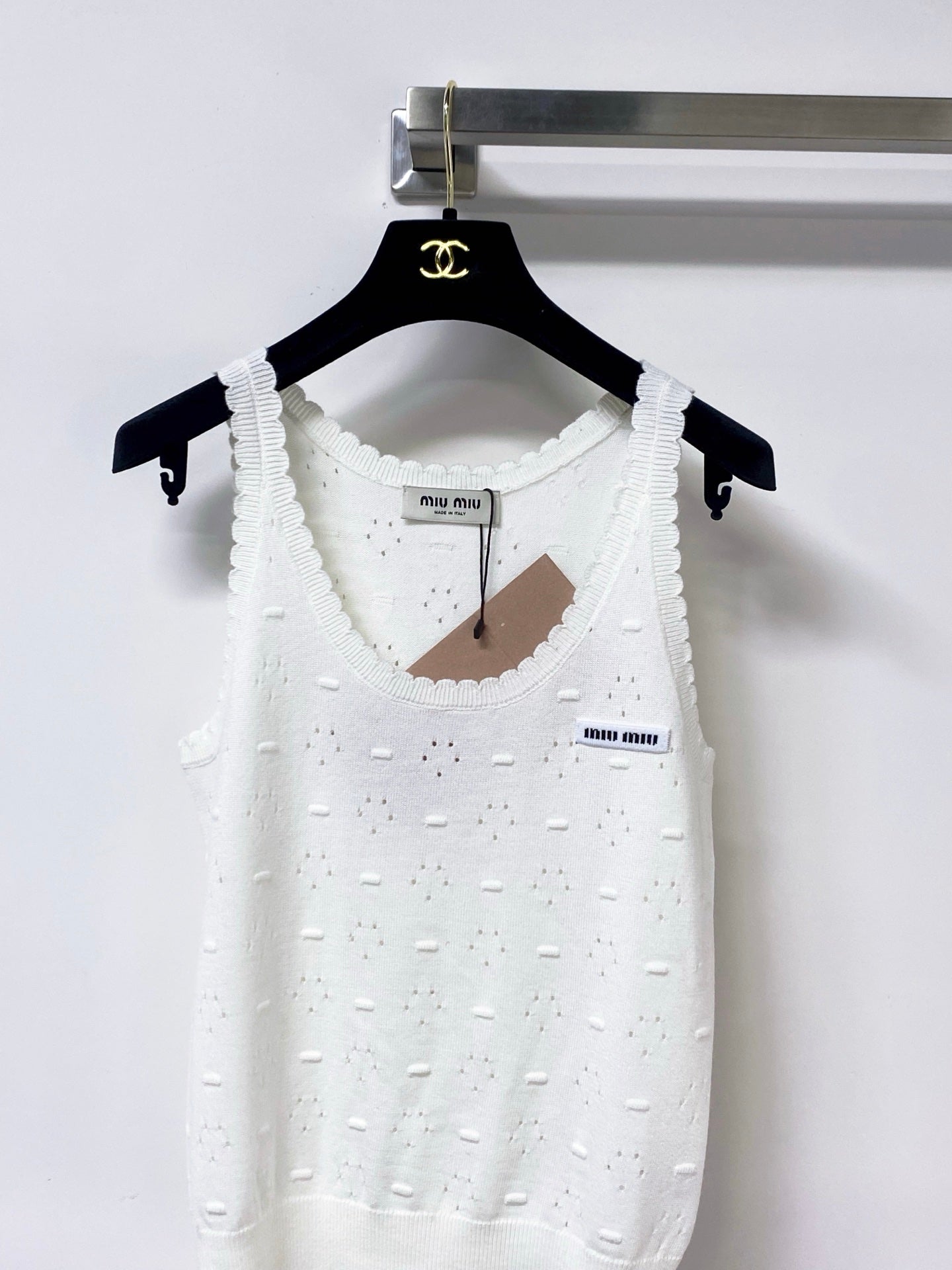 MIUMIU 26S SLEEVELESS KNIT TANK TOP 1151