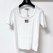 MIUMIU 26S SHORT SLEEVE T-SHIRT 1244