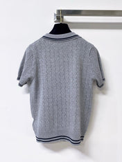 MIUMIU 26S KNIT POLO TOP 1248