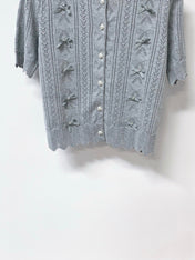 MIUMIU 26S KNIT CARDIGAN TOP 1250