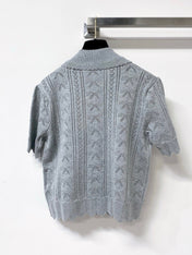 MIUMIU 26S KNIT CARDIGAN TOP 1250